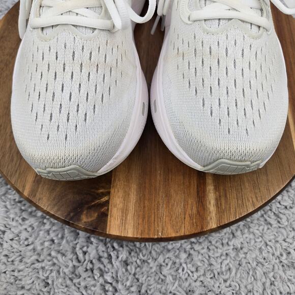 Brooks Womens Ghost Max Wide White Athletic Comfort Gym Road Running Shoe W10 D - Picture 6 of 13